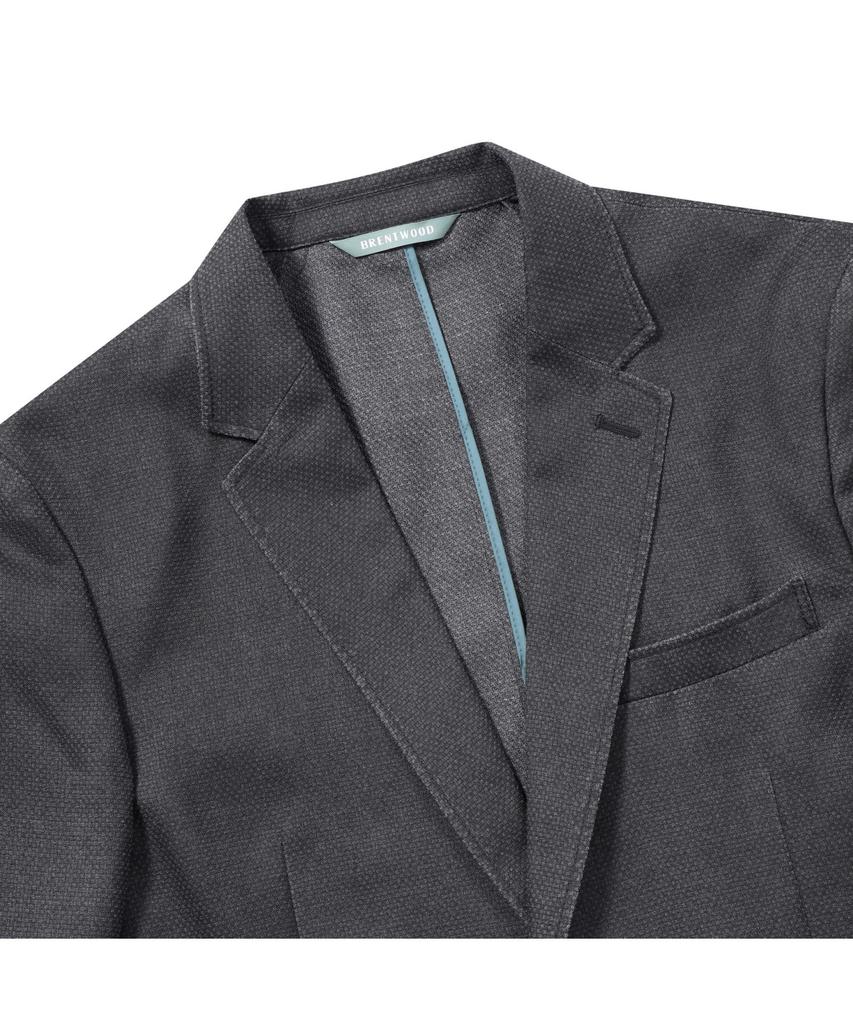 Brentwood Solid Linen Blend Pigment Washed Jacket Brjcm25531Gyd