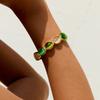 JYL TS Bracelet Bangle Cat Eye Stone Open Design Mysterious Look Enhances Intuition & Fortune