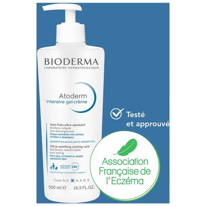 GEL Crème apaisante - Bioderma - Atoderm Intensive - 500ml - Hypoallergénique - Peaux sèches et atopiques