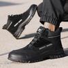 1116 new labor insurance shoes men's anti-piercing safety protective work shoes lightweight and comfortable steel head safety shoes
