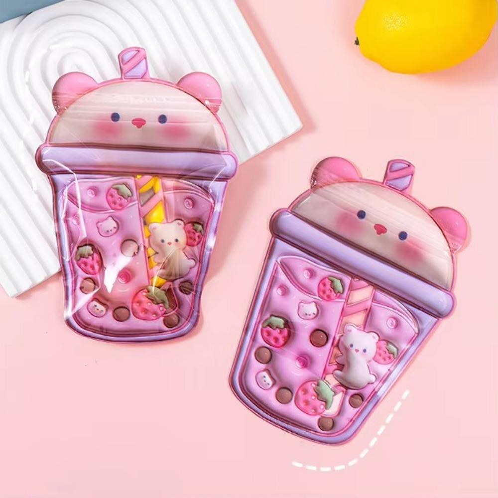 20pcs 3D Goodies Sealed Bags Bear Wrapping Bags Cute Self-sealing Bags New Year Gift