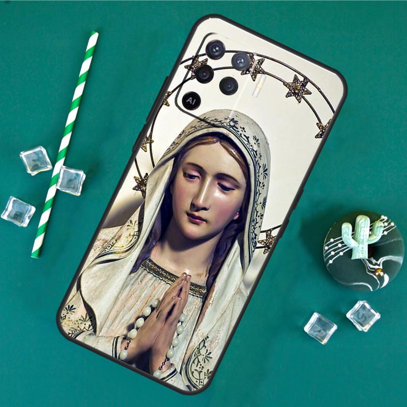 Virgin Mary Case For Oppo A80 A40 A60 A16 A76 A96 A91 A15 A17 A74 A94 A54 A57S A18 A38 A58 A78 A98 Cover