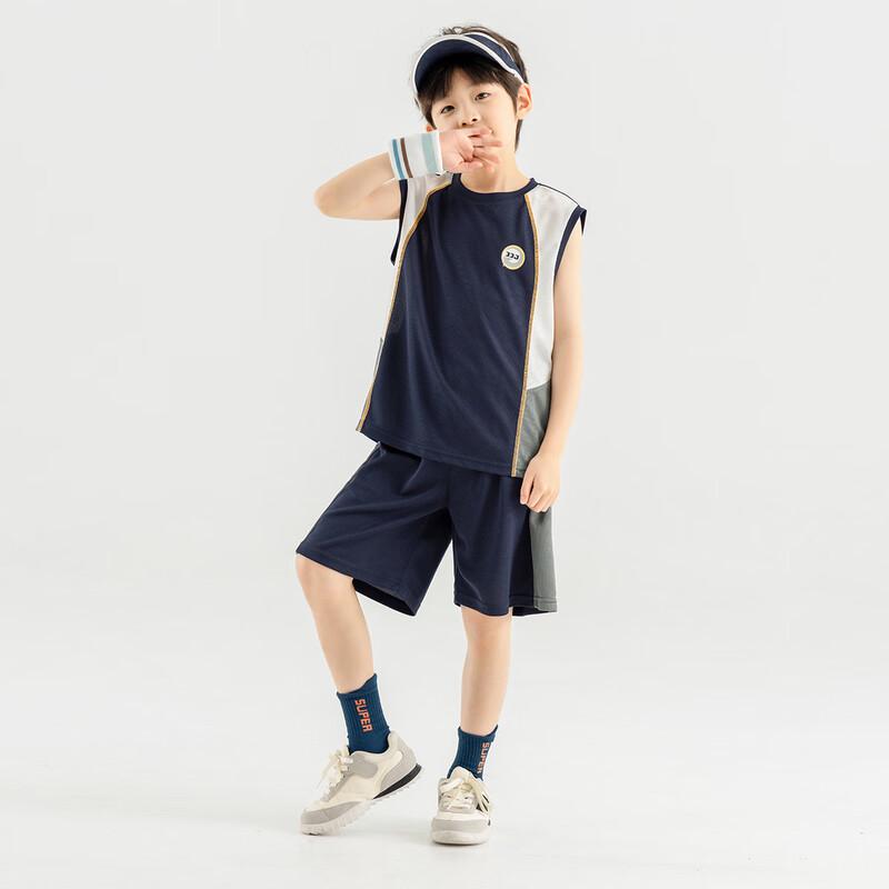 Duoduoja Boys' Summer Mesh Athletic Set