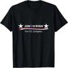 Ik ben hier alleen om mijn ringen te sluiten Distressed T-shirt