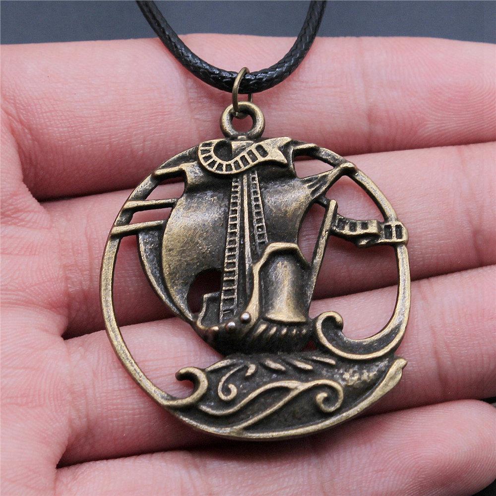 Sports Travel Adventure Themed Pendant Antique Bronze Silver Metal Mom Collar Necklace Hot Sale