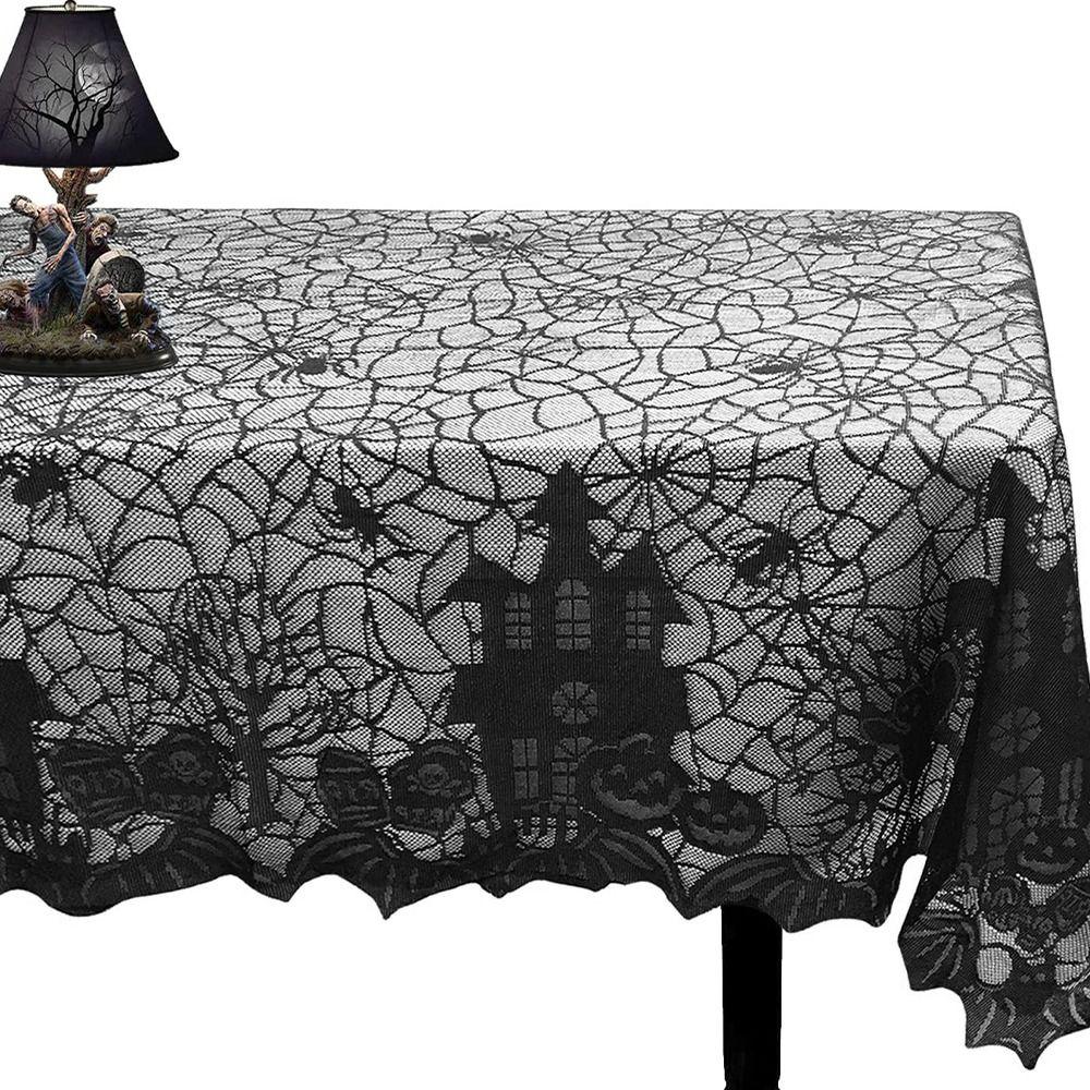 Environmentally Friendly Halloween Lace Tablecloth Disposable Tablecloth  Festival Party