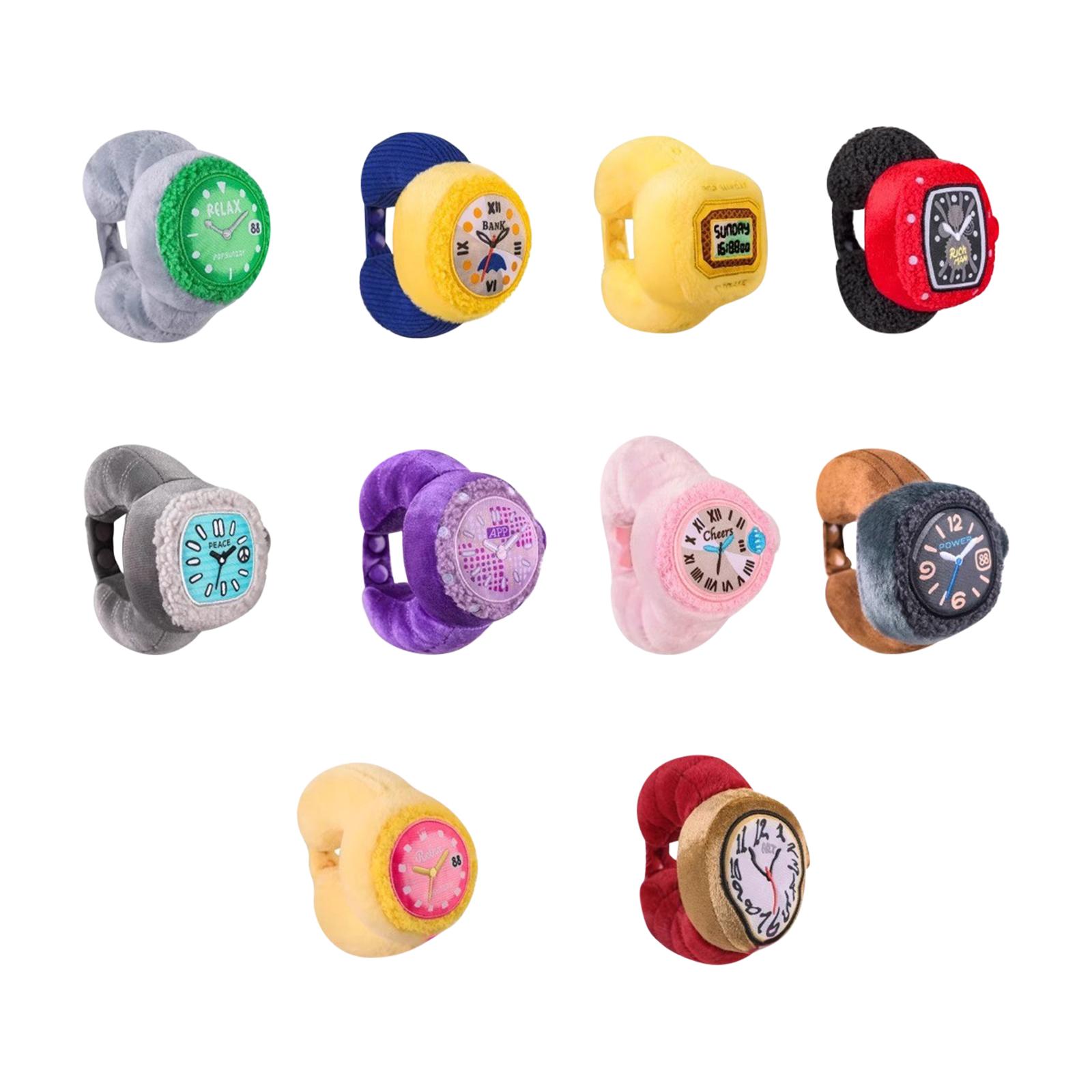 

Plush Watch, Toy Gift, Watch Box Cartoon, Children s Cloth Doll, Children s Gift One Size