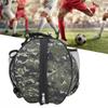 Portable Sports Basketball Football Soccer Ball Storage Ball Single Shoulder Strap (Green)