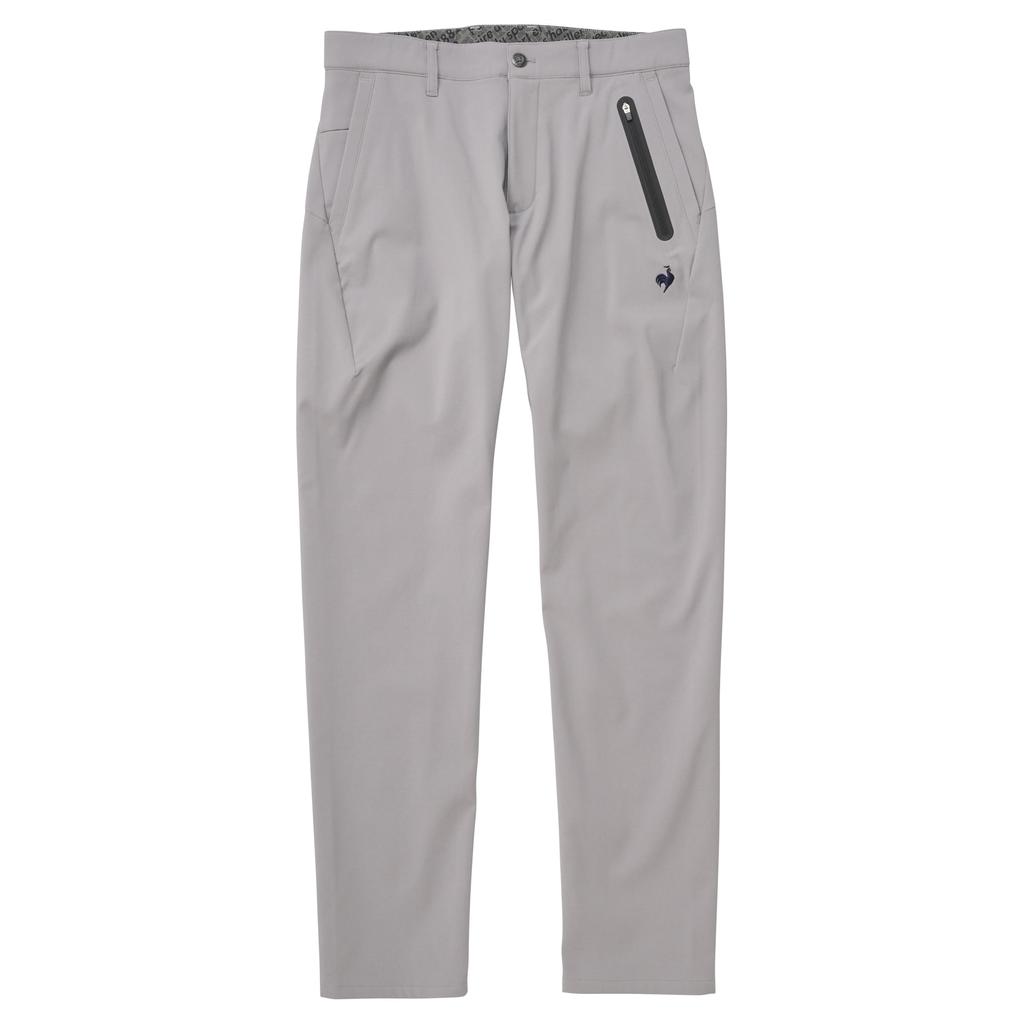 Coq Sportif Golf Pants Full Length Thermal Warm Simple Golf LG4FLP03M GY00 [Le Golf] [Stretch Forcer] Fleece-lined Men's (Gray)