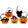 Ornament Trick Or Treat For Children Kids Gift Pouch Non-woven Bag Halloween Candy Bag Tote Bag