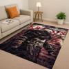 Game Kratos God of War Cartoon Gamer Living Room Non-Slip Area Rug Soft Carpet for Bedroom Playroom Sofa,Easy Clean Home Doormat