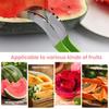 Watermelon Slicer Cutter - Stainless Steel Melon Cutter -Watermelon Cutter Slicer Tool -Watermelon Cutting Fork - Multifunctional Fruit Fork