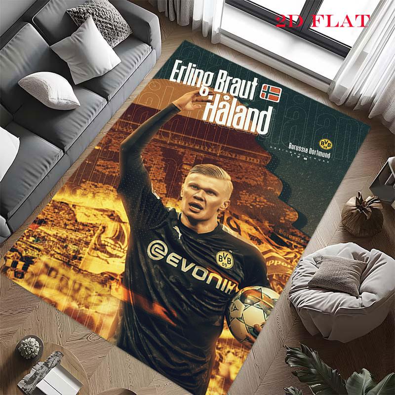 football star Carpet Rug for Living Room Bedroom Home Sofa Decoration,Kids play Nonslip Floor Mat