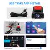 Automobilinis Android navigatorius USB HD 720P 170° DVR vaizdo registratorius Medija Komplekte yra ADAS vairavimo pagalbos funkcija Įrašymo įrenginys Naktinis