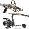 Fishing Rod Combo Carbon Telescopic Fishing Rod and Reel Freshwater Saltwater Fishing Tackle Kits