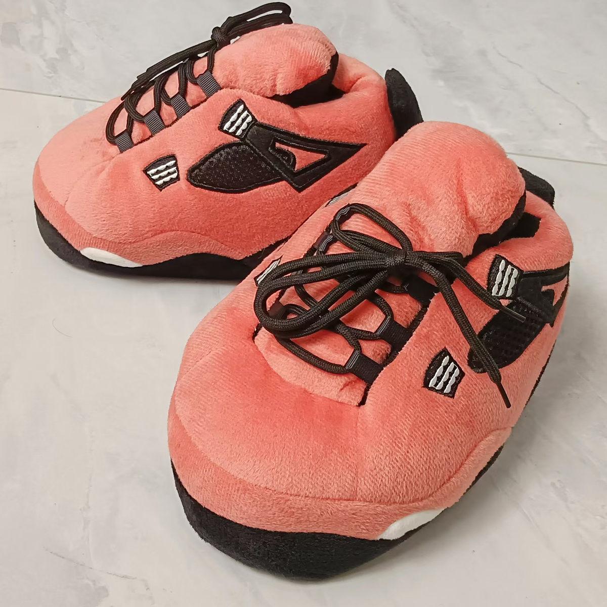 

EU 30-35 US 12-4.5 Size Kids Winter Warm Home Slippers Children One Size Shoes Girls House Floor Slippers Child Snug Sneakers One size