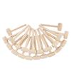 100pcs Mini Wooden Hammers for Chocolate Portable Breakable Heart Hammer Small Wooden Mallet for Kids
