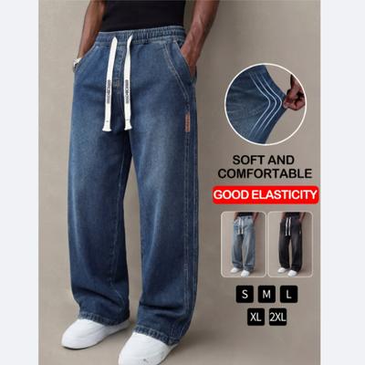 Jeans Herren Sommer Weit Und Dünn Locker Gerade Beine Herrenhosen Amerikanisch Lässig Einfach Und Vielseitig Lange Hosen Herren
