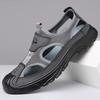 Men'S New Summer Breathable Mesh Slip-On Shoes Sandals, Perfect for Driving, Outdoor Activities, and The Beach