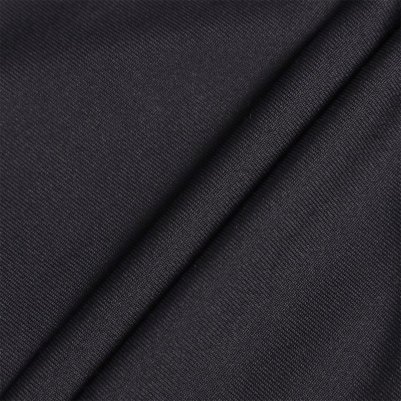 Evropská a americká sexy dámská jarní móda Jednobarevné krátké šaty s dutým pasem