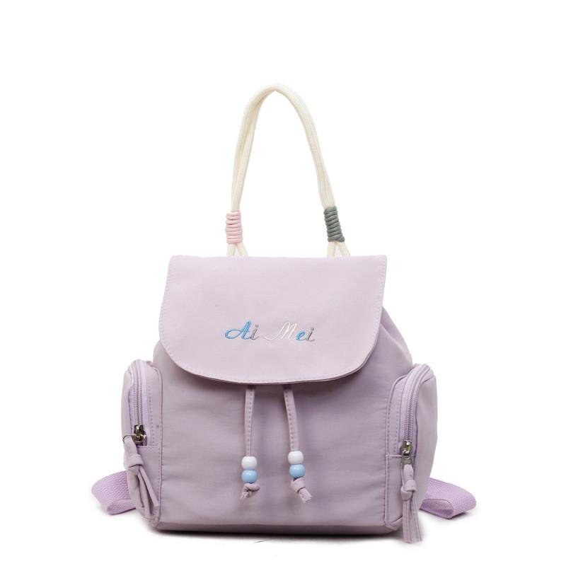 Modischer Canvas-Rucksack für Damen mit Magnetverschluss und strapazierfähigem Material für den täglichen Gebrauch