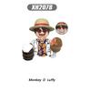 Siste versjon Byggeklosser Japan Anime Klosser Dukker Mini Action Leketøysfigurer Monteringsklosser Barnegaver