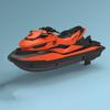 Remote Control Boat Water-proof Low Resistance Plastic High Speed Electronic Remote Control Boat for Kids