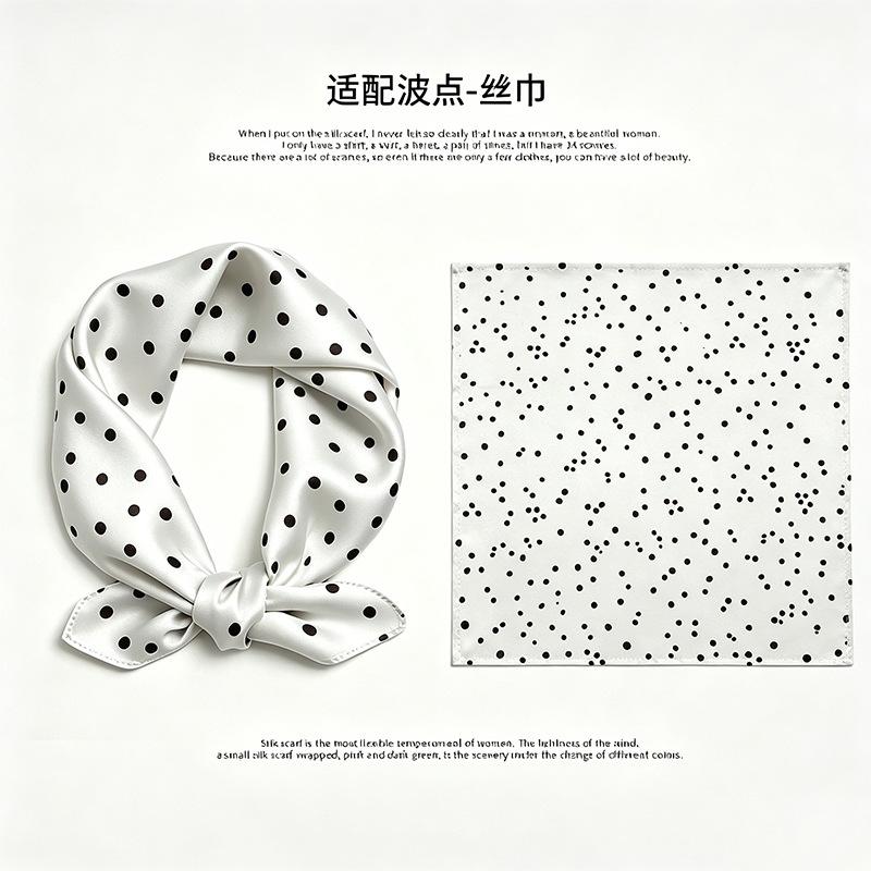 [111 mulberry silk] Korean version of classic cashew nut flower bag headscarf, small square scarf, shirt, suit, thin silk silk scarf