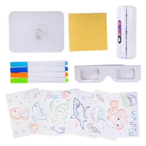 3D Illuminate Drawing Board (Sea Animals)
