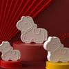 Silicone Horse Shaped Ornament Mold Desktop Decoration with Round Base Mould For Creative Handmade Enthusiasts