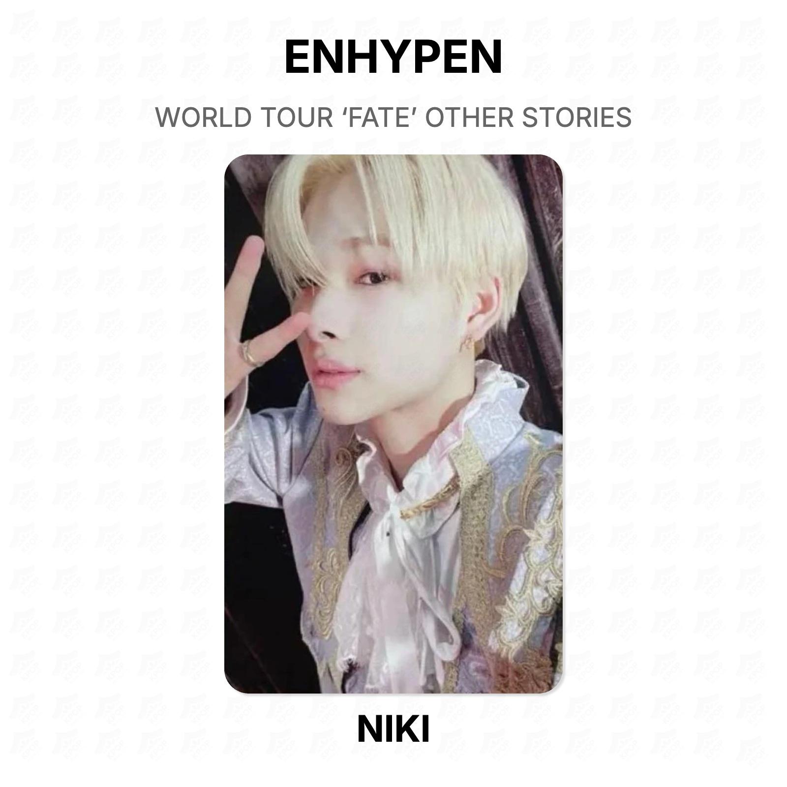 ENHYPEN WORLD TOUR ‘FATE’ OTHER STORIES Official Photocard NI-KI