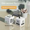 Light Weight Cubes Timer Flipping Electronic Timer Countdowns Reminder for Time Management and Countdowns Setting Enduring
