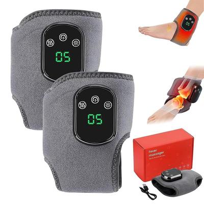 Fotmassageapparat,Fotförnyare Trippelmetodsmassageapparat,Trådlös & Bärbar Uppvärmd Vristlind med 3 Hastigheter & 5 Temperaturer,Smärtlindring Fötter & Vristar