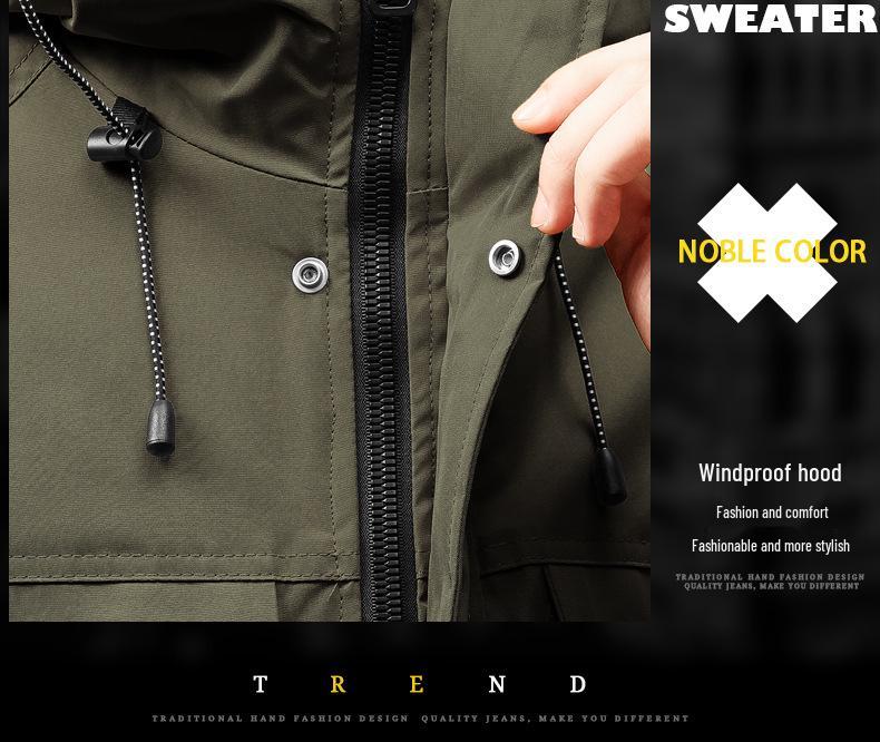 Men's High-End Retro Cotton Jacket: 2025 Autumn/Winter Outdoor & Commuting Essential