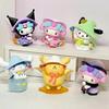 Sanrio Blind Box Cartoon Kuromi Doll Lucky Divination Anime Series Action Figure Model Doll Child Toy Desktop Decor Birthday Gif