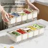 Portable Outdoor Picnic Fruit Preservation Box with Ice Compartments and Timer