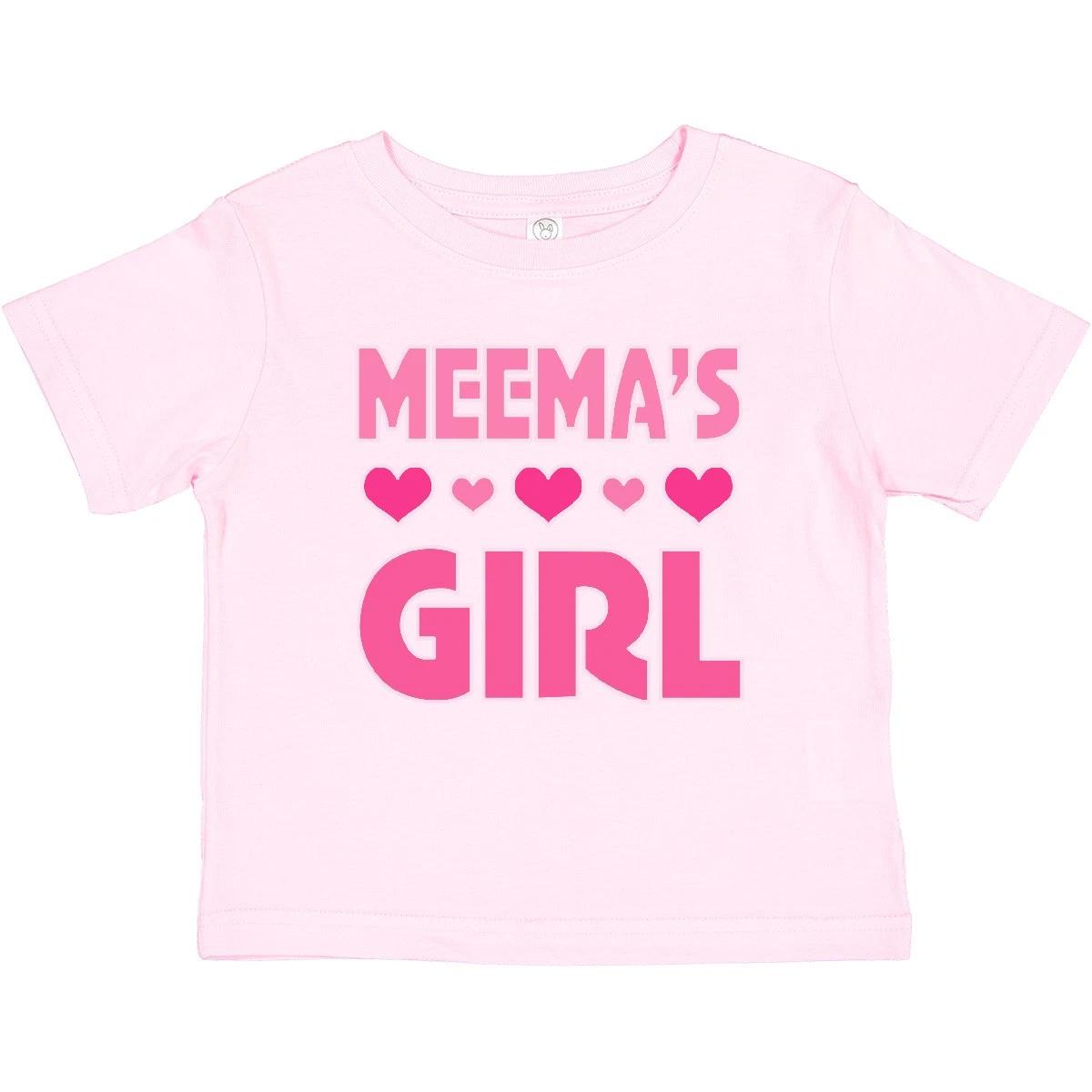 Inktastic Meema Girl Granddaughter Baby T-Shirt Childs Girls Cute Clothing Idea 140