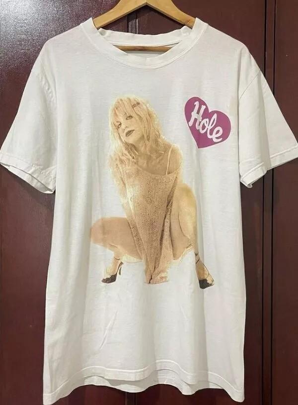 Hole Band White Short Sleeve Cotton T-shirt Unisex For Men Women S-5XL XXXXL