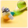 Cat Toys, Self-entertaining and Boring Gadgets, Simulation Can Call Birds, Swing On The Swing, Hang On The Door, and Play with Elastic Feathers