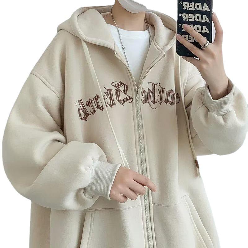 2023 Men's Casual Harajuku Hooded Zipper Cardigan Sweatshirt - Youth Trend