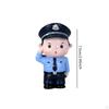 DIY Police Figurine Collection for Miniature Scene Decoration