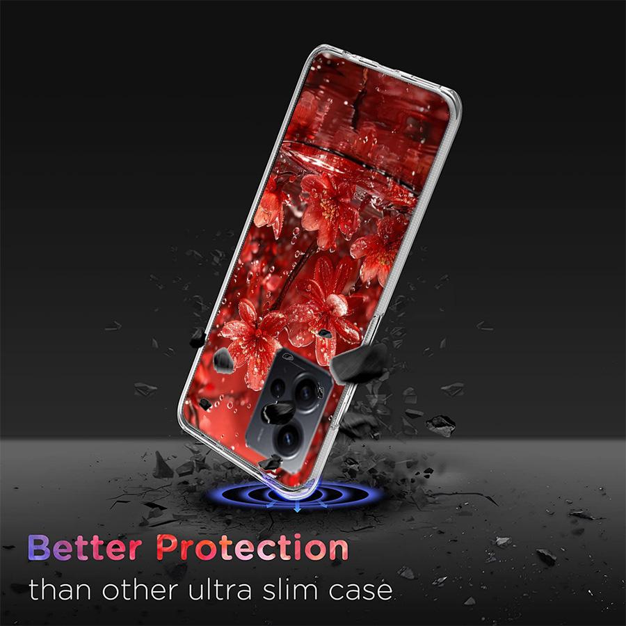 Snow fall Red Peach Blossoms Phone Case For Redmi 12 13C 12C 15C 9 10 10C Note 13 Pro Plus 14 15 Pro 9T 9C 9A TPU Soft Cover Cle