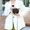 Spring and Summer Mini Mobile Phone, Round Bag, Diamond-shaped Chain, Single-shoulder Crossbody Small Bag for Women
