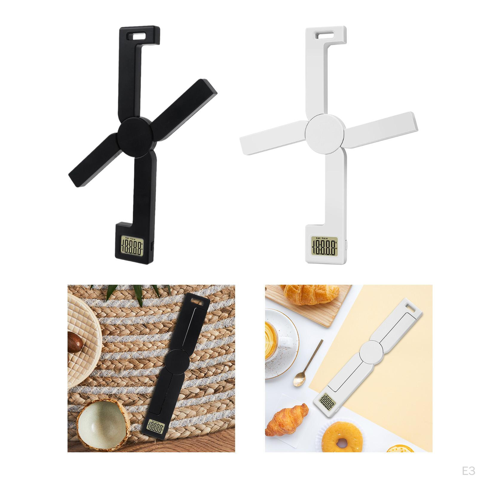 Компактные цифровые кухонные весы для взвешивания ингредиентов белый — фото 4