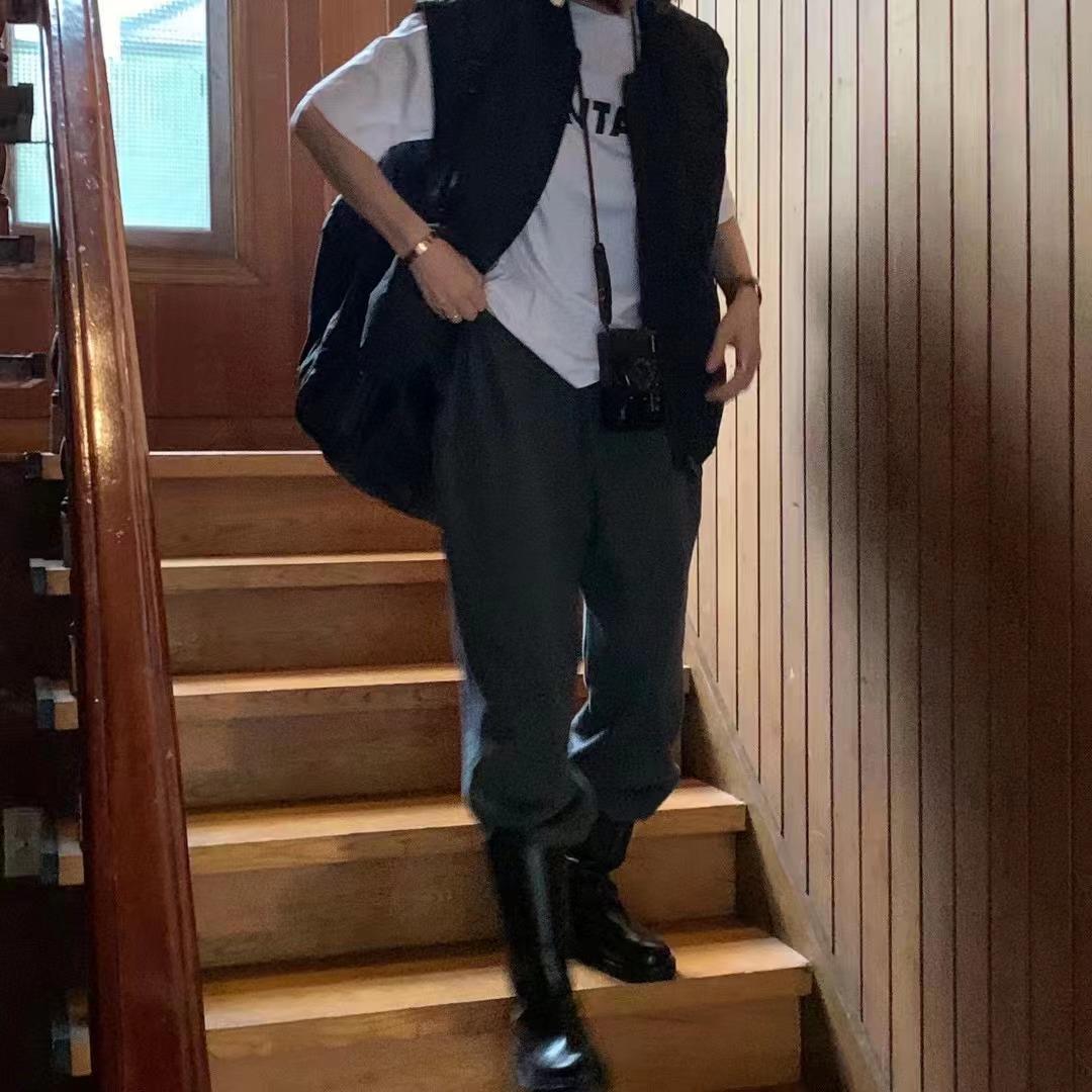 

Новый зимний пуховый жилет женский белый утиный пух маленький короткий жилет бейсбольный воротник дизайн Sense жилет One size чёрный