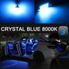 For VW Volkswagen Golf 4 MK4 1999 2000 2001 2002 2003 2004 2005 Accessories, 13Pcs LED Interior Dome Reading Light Bulb Kit