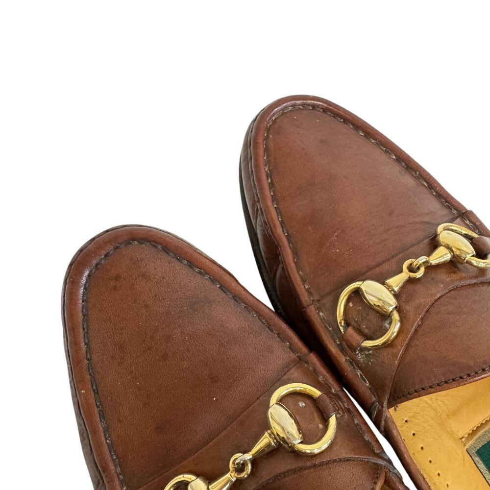 COLE HAAN Horsebit leather loafers Brown leather Women Used