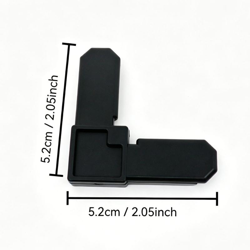 5/16x3/4Inch L Type Window Screen Frame Corner Connector Plastic Screen Corner Brackets For Home Renovation Enduring