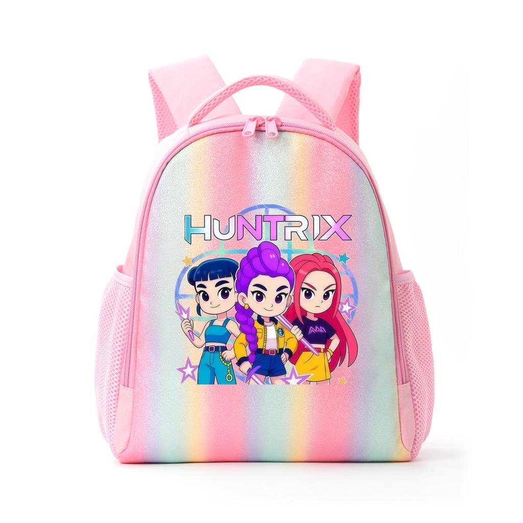 Kpop Witch Hunters Children'S Backpack Elementary School Student Rainbow School Bag Children'S Backpack Travel Lightweight Leisure
