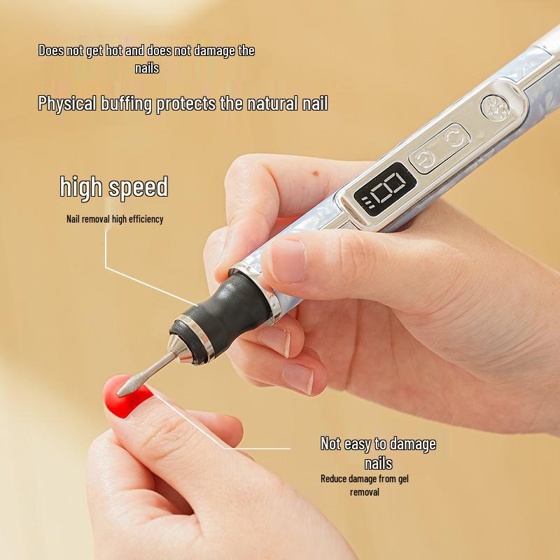 2-in-1 Elektrischer Nagelknipser & Polier-/Härtungs-LED-Lampe